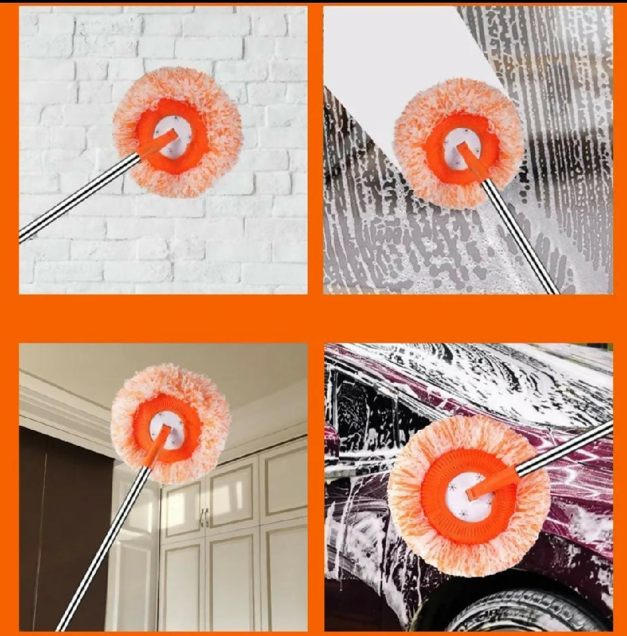 360° Rotatable Adjustable Cleaning Mop, Extendable Wall Cleaning Mop, Rotatable Adjustable Cleaning Mop, Wall Mop for Floor Cleaning