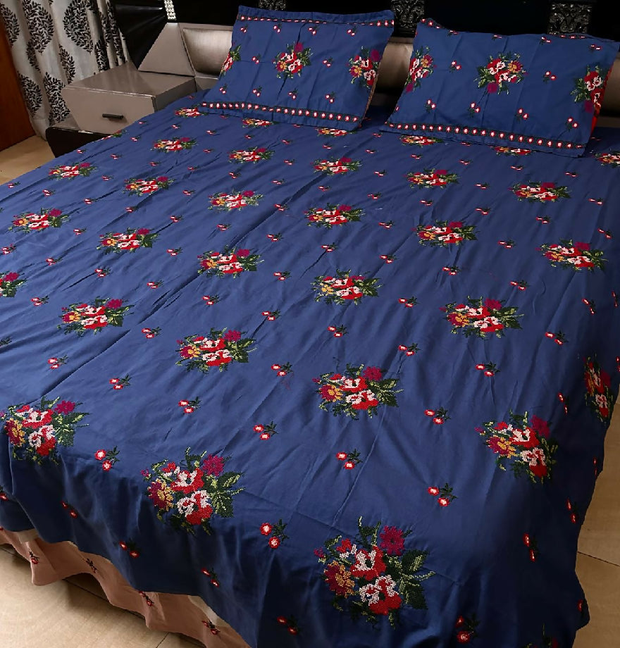 Cross stitch bedsheets