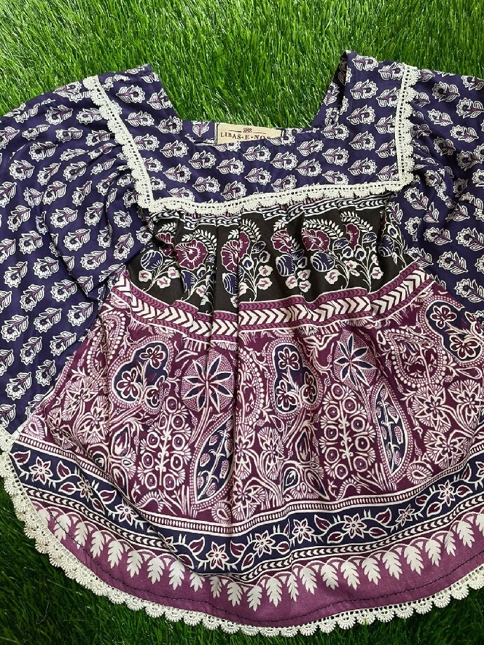 Baby girl frock with trouser