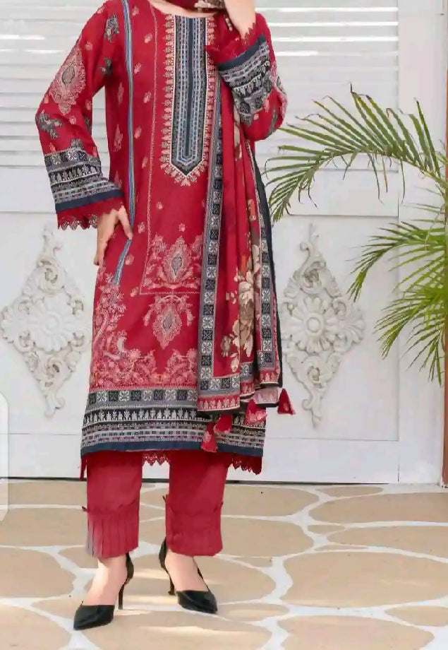 Ladies dress/winter stuff/unstitch dress