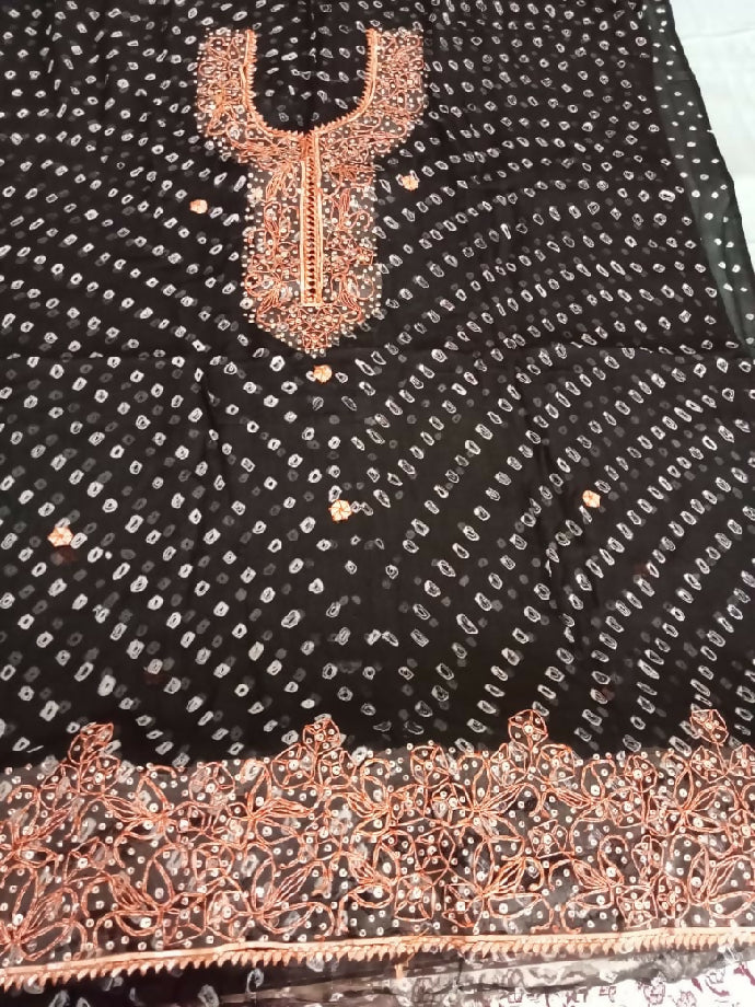 2piece chunri shafoon suit Gotta work with sequence