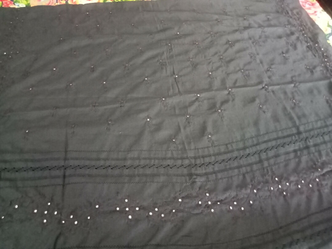 Heavy Hand Embroidered Swiss Chader