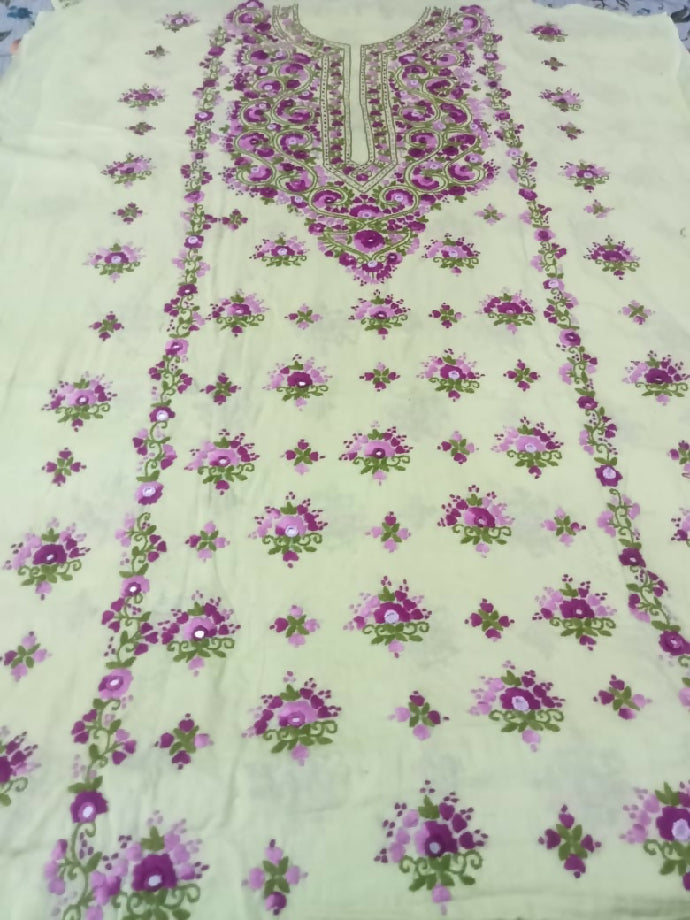 Gul Ahmed lawn shirt Heavy hand embroidered