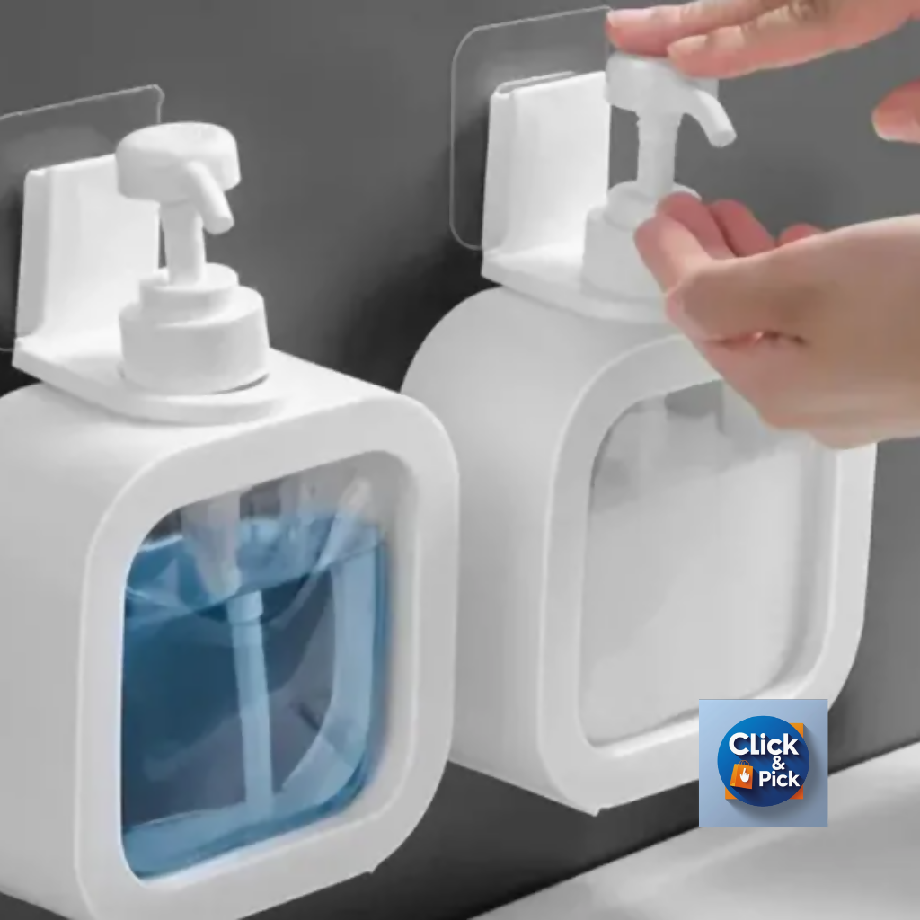 Refillable 300ml Soap Dispenser Bottle – Liquid Hand Wash, Dish Detergent, Shampoo & Lotion Pump for Kitchen & Bathroom Use