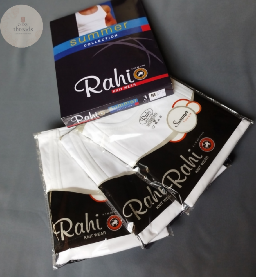 Men's cotton vest ( pack of 3)