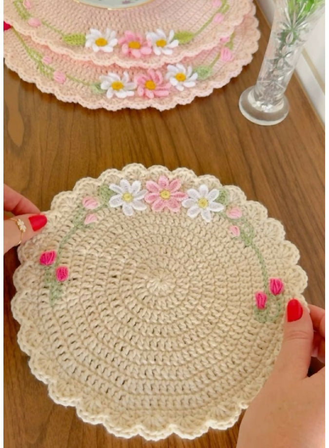Crochet Table Mats (Set of 6)