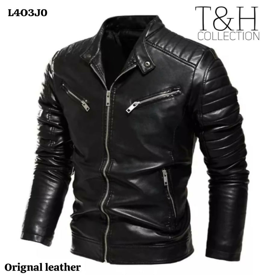 Man's collection leather jacket