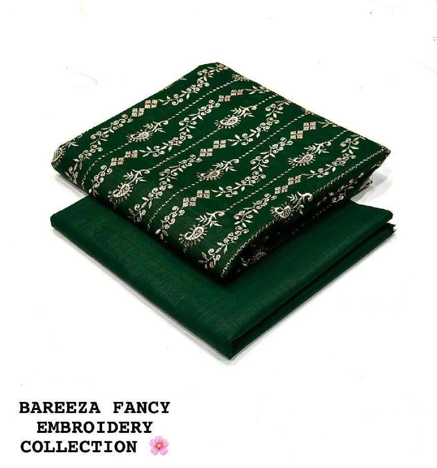 Bareeza embroidery 2pc khadar suit