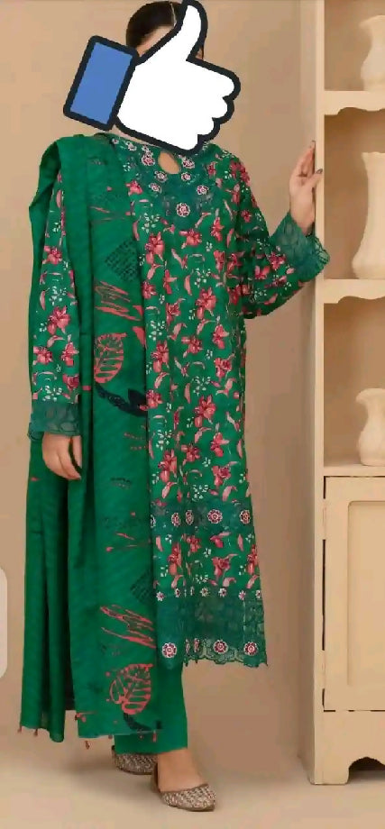 Winter collection/unstitch ladies dress