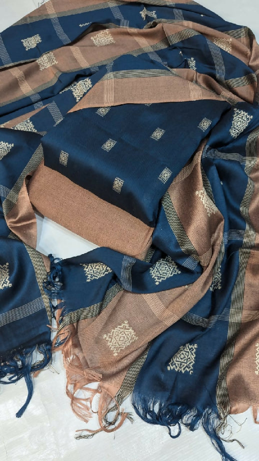 Susi Banarsi Unstitch Suit by Amna's Collection