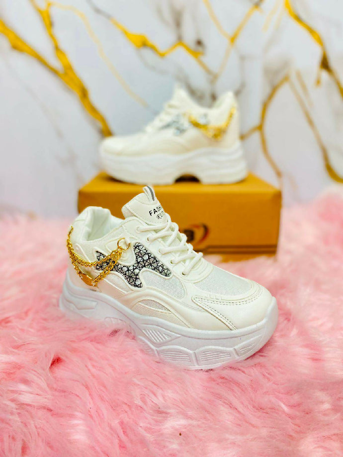 Premium Quality Sports Sneakers – Grey, Navy White-Black & Beige