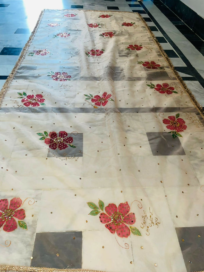 Hand painted duppata