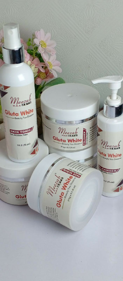 Meezab gluta white facial kit