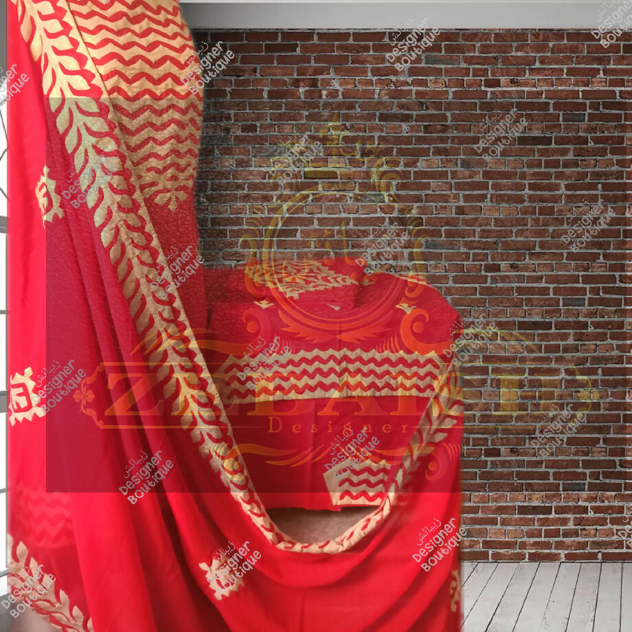 Applique three piece suit