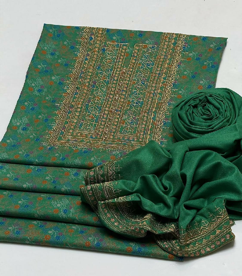 Dhanak embroidery 2 piece