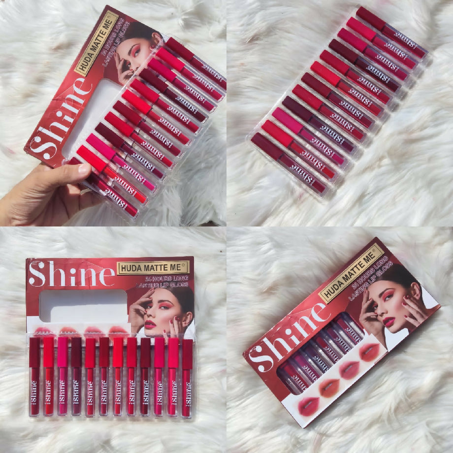 Matte Lip Glosses 12pc set