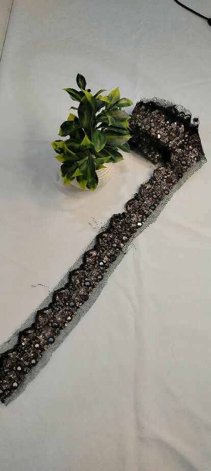 Dark green / zinc Lace
