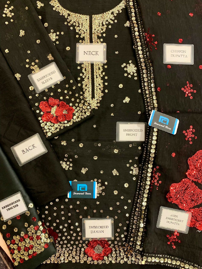 Luxury Embroidered Chiffon collection For women