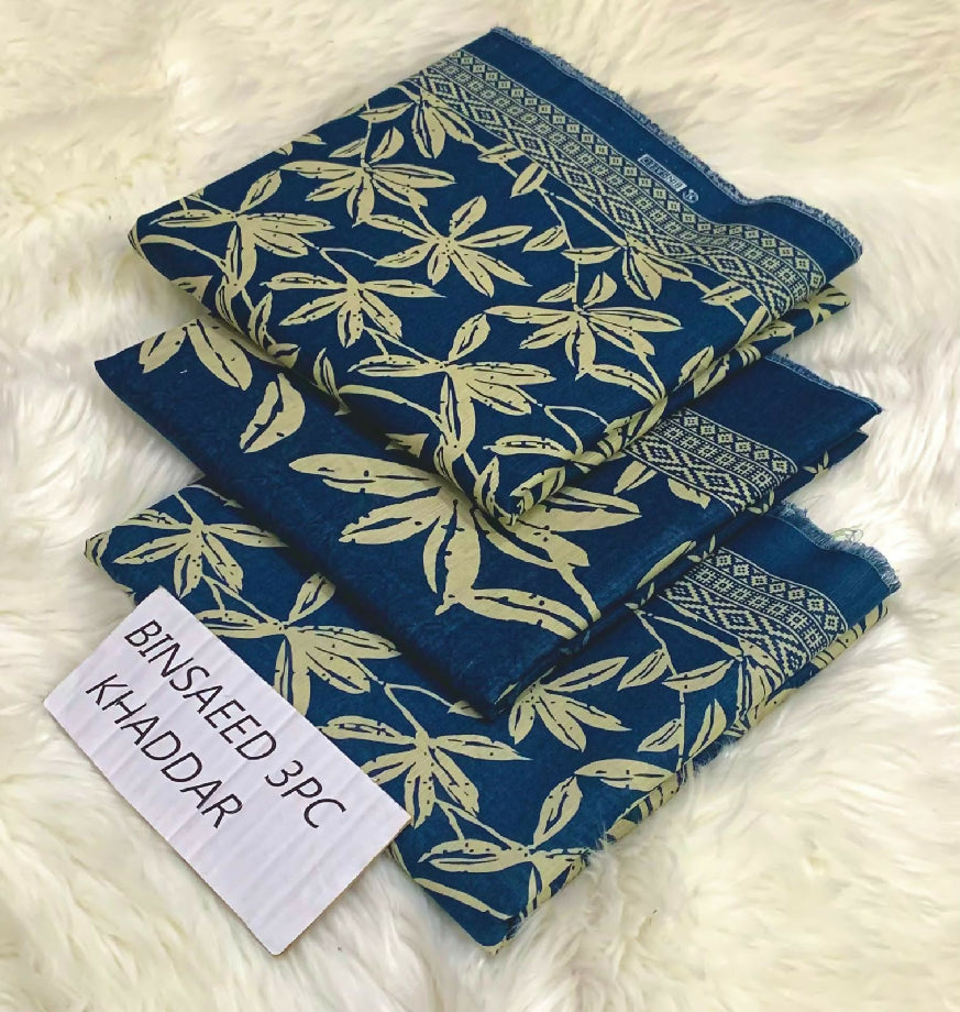 Bin Saeed Original Khadar 3PC