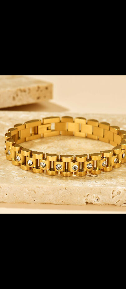 Rolex 1 stone bracelet