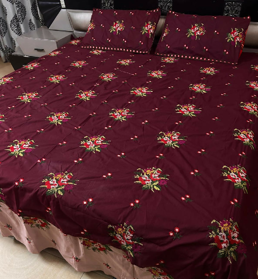 Cross stitch bedsheets