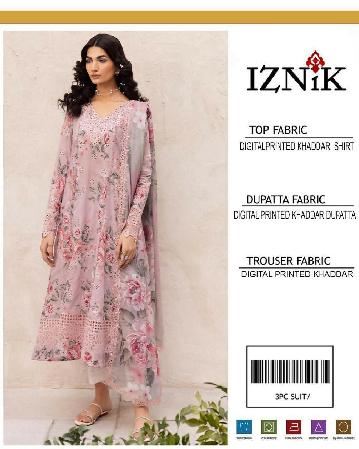 Inzik khaddar 3 piece