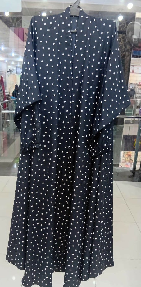 New Digital Printed Abaya (Front Open)