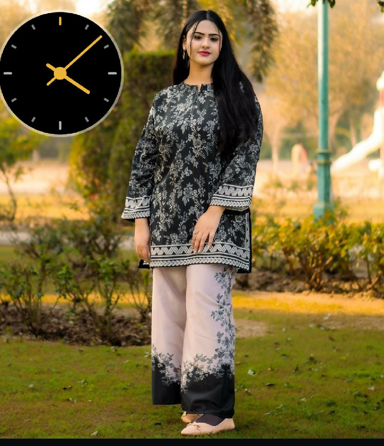 Cord set 2pc allovr print