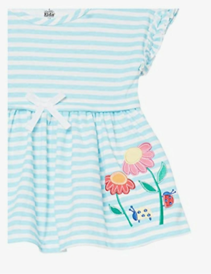 Kids Headquarter embroidered 2 piece set for 2 yr girl