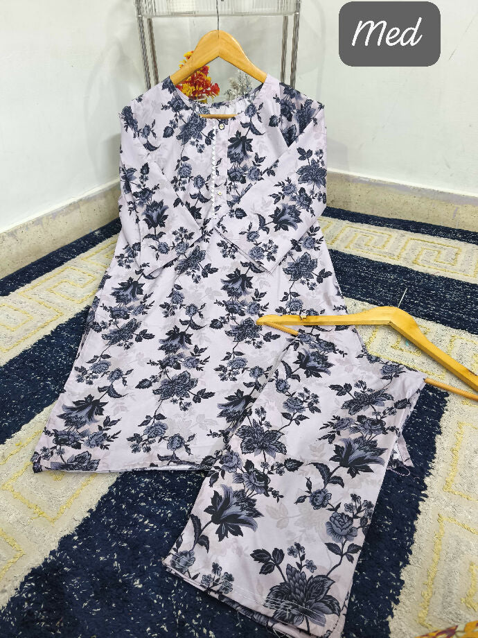 2pc cotton fabric for girls