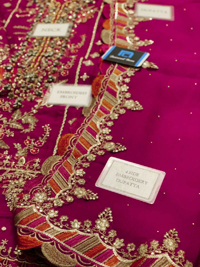 MARIA B A+ CHIFFON COLLECTION 2024 NEW CATLOG MOST HIT DESIGN ARTICLE#MBC-MPC-24-07