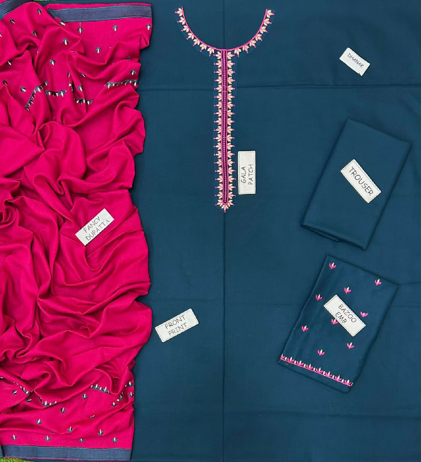 *? _WINTER'S COLLECTION_ ?* ? *CATEGORY : DHANAK 2PC EMBROIDERED* > DHANAK EMBROIDERED COLLECTION