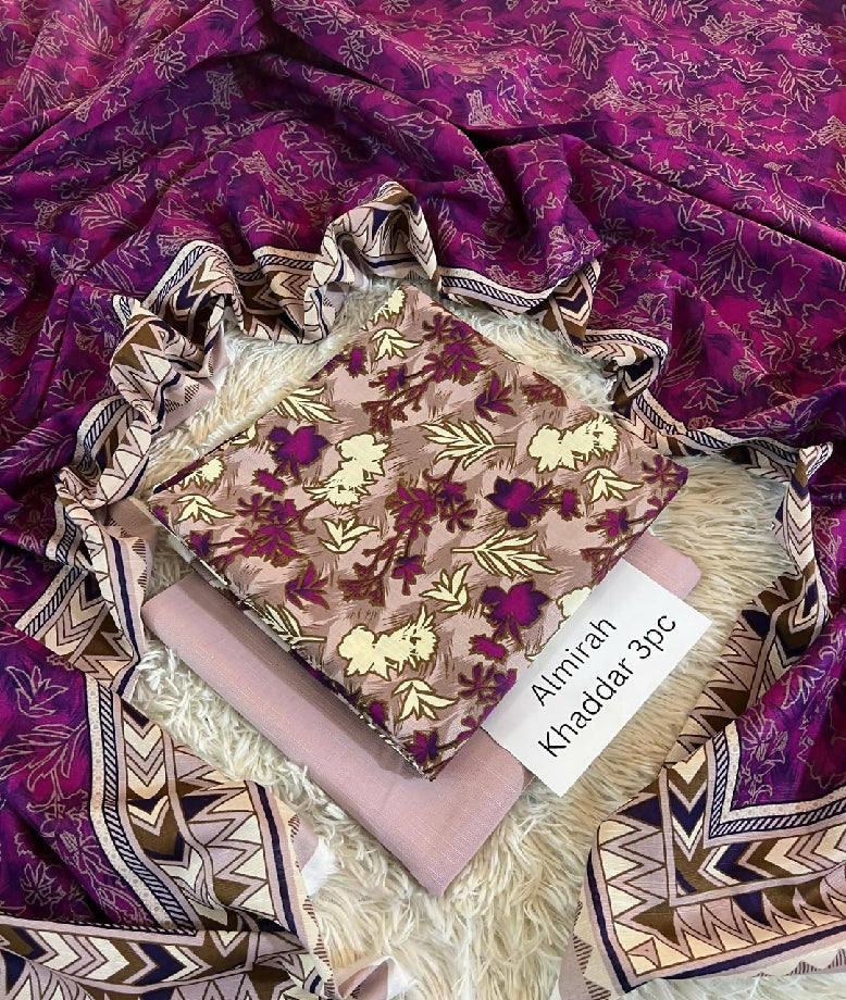 *ALMIRAH 💯 Original *Khaddar 3pc*