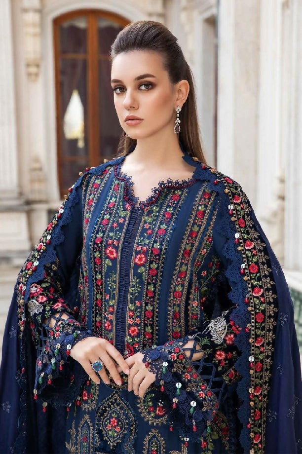 Luxury Heavy Embroidered Dhanak Winter collection For women