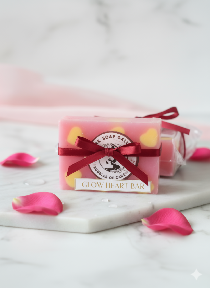 Glow Heart Soap Bar