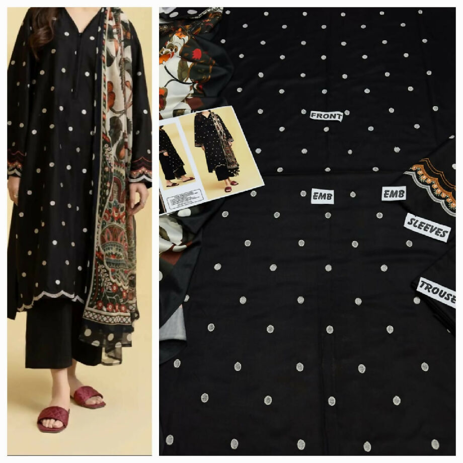 dhank 3 piece embroidery suit