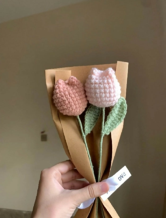 Handmade crochet flowers