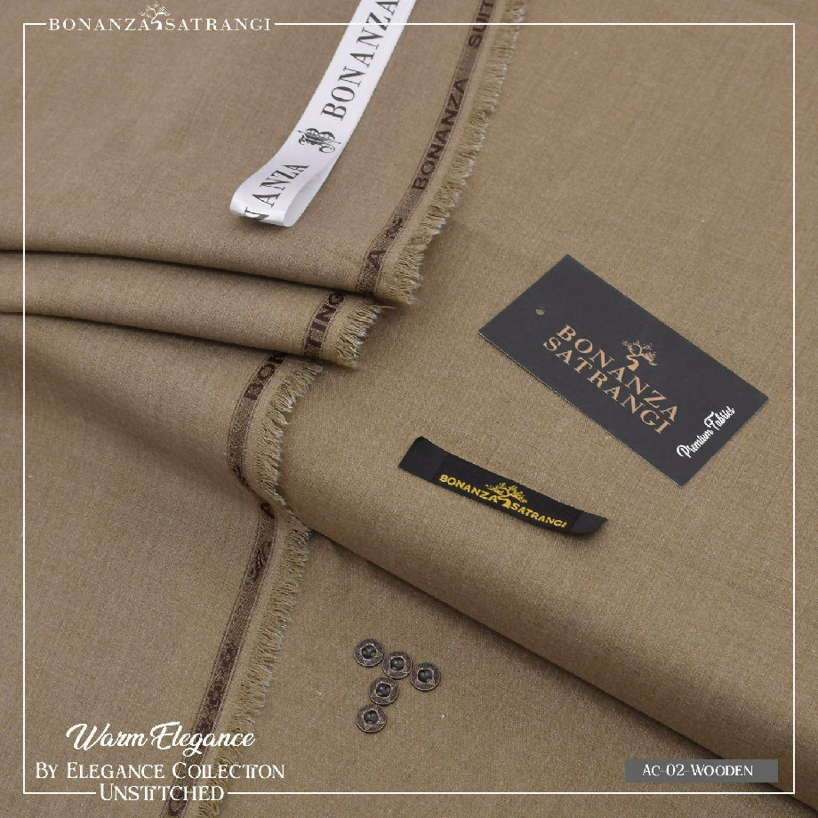 BONANZA Semi Wool Unstitched Suit – Lavish Winter Collection (25)