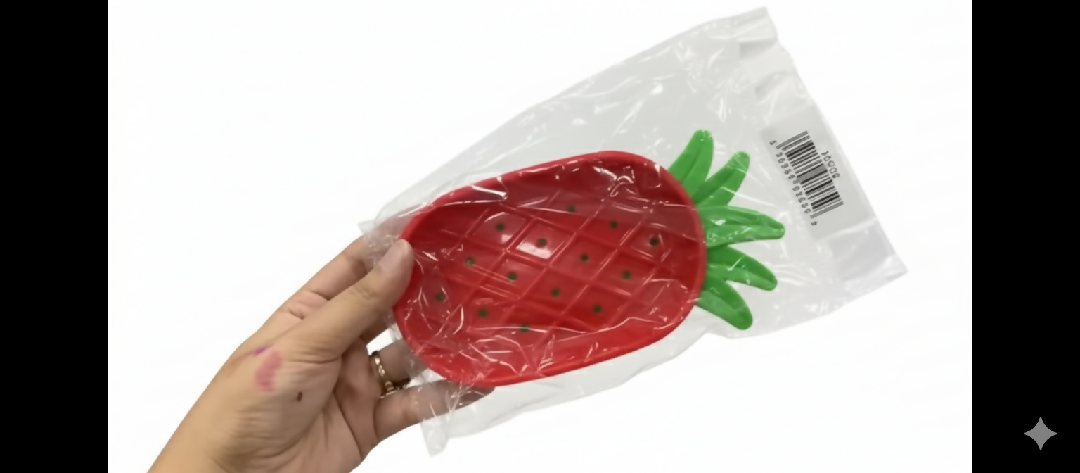 Soap holder with pineapple style