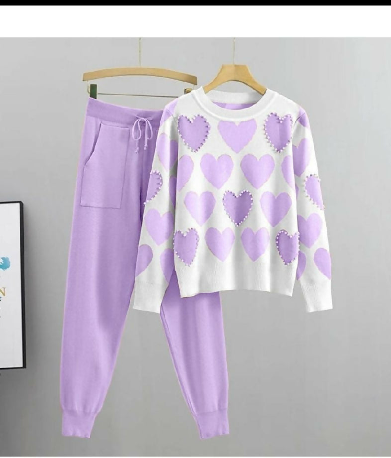 Women winter wear fleece suit