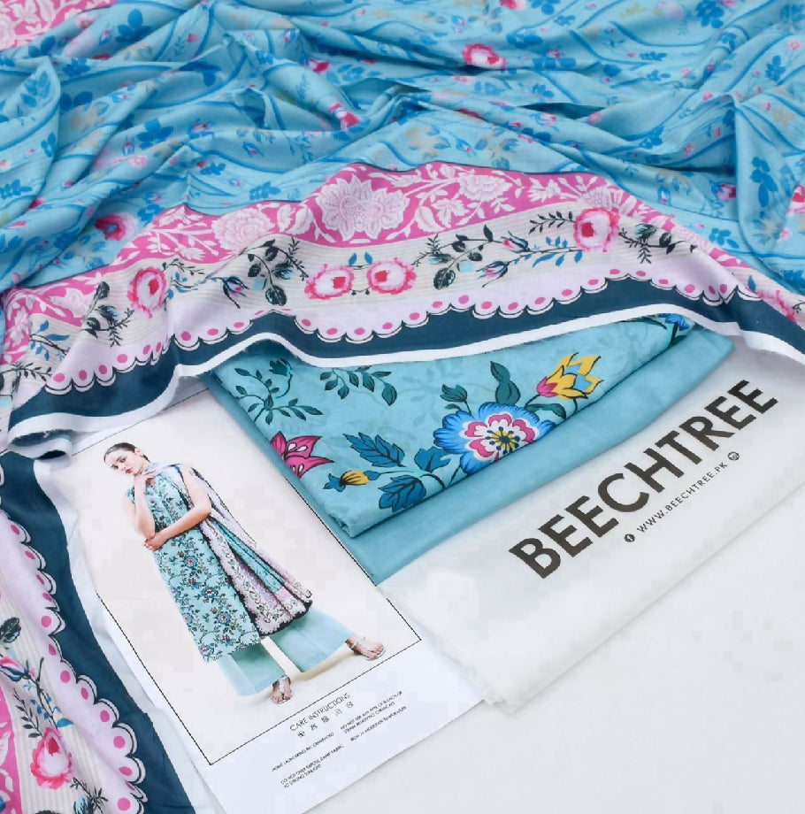 Firdos original printed lawn drss