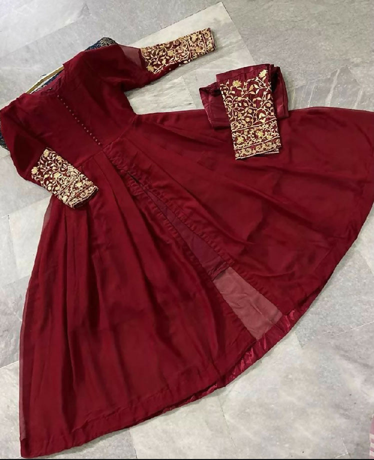 winter collection stitched party dresses Maxi