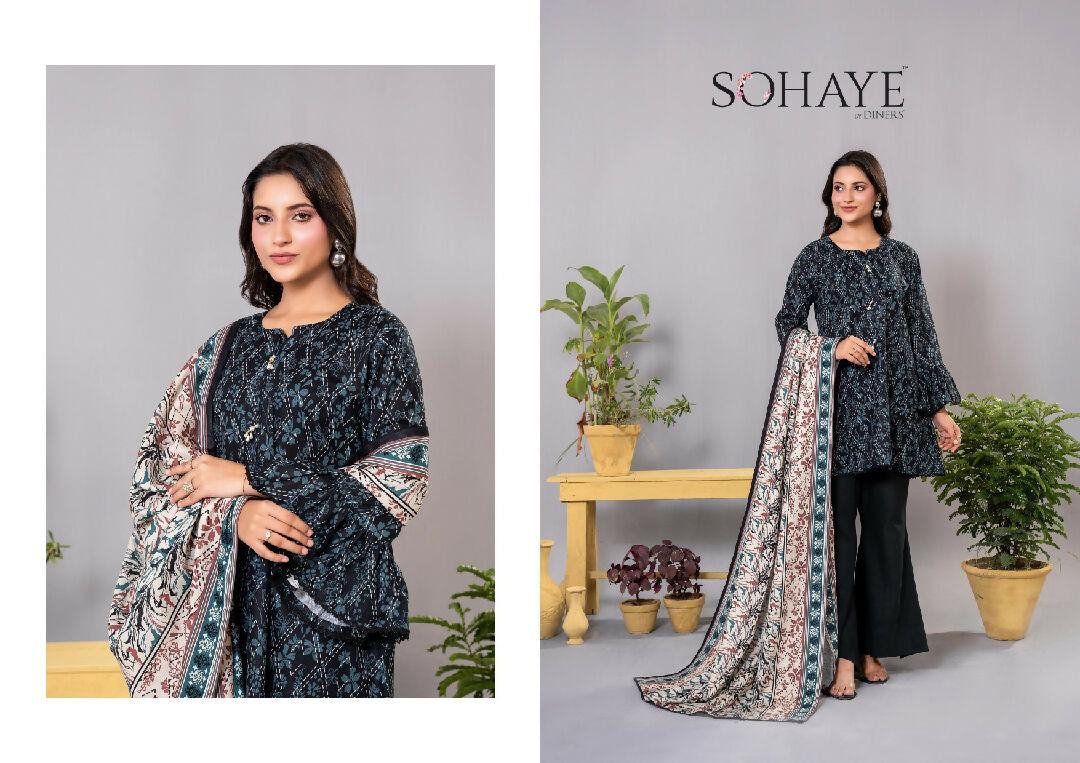 Ladies Winter Collection Sohaye By Diners