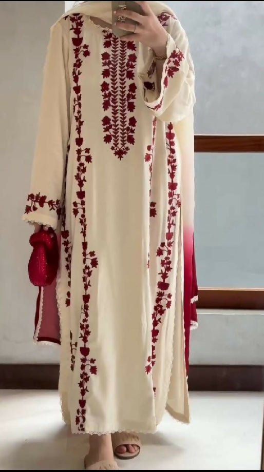Premium Pure Dhanak Embroidered Winter Collection