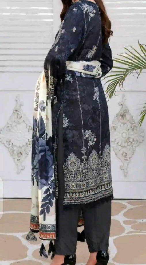 Ladies dress/winter stuff/unstitch dress