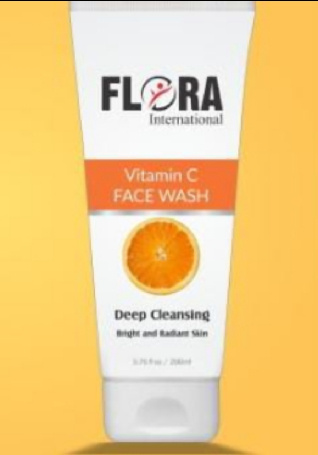 Flora vitamin c face wash+cream