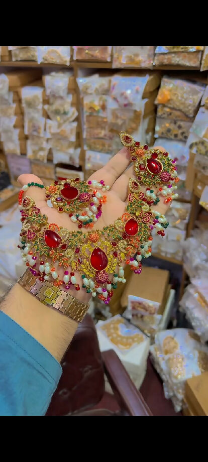 Elegant Turkish Necklace Set – Traditional Jewelry for Women