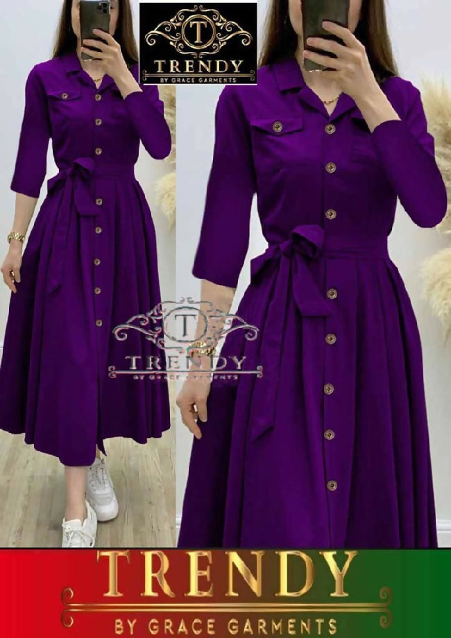 Girl's coat style dress