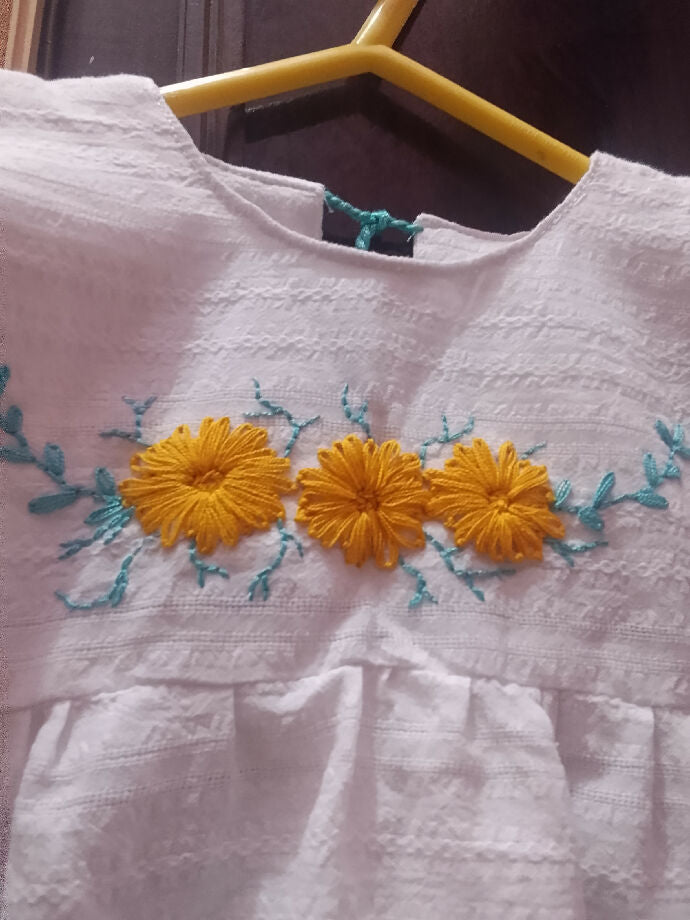 Lawn embroided frock