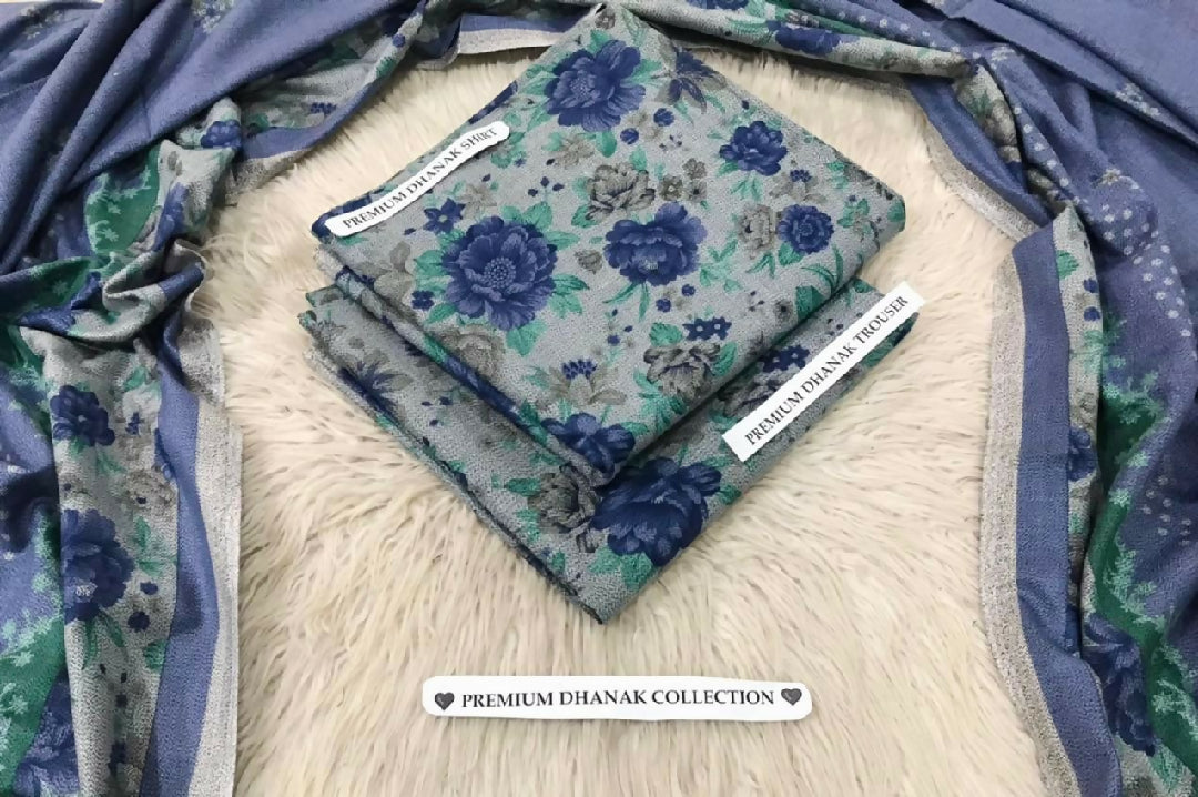 Marina dhank printed suit 3piece